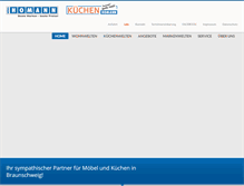 Tablet Screenshot of moebel-homann.de